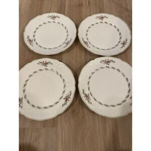 Rosenthal Sanssouci Set Of 4 Plates 8” Floral Germany Fine China